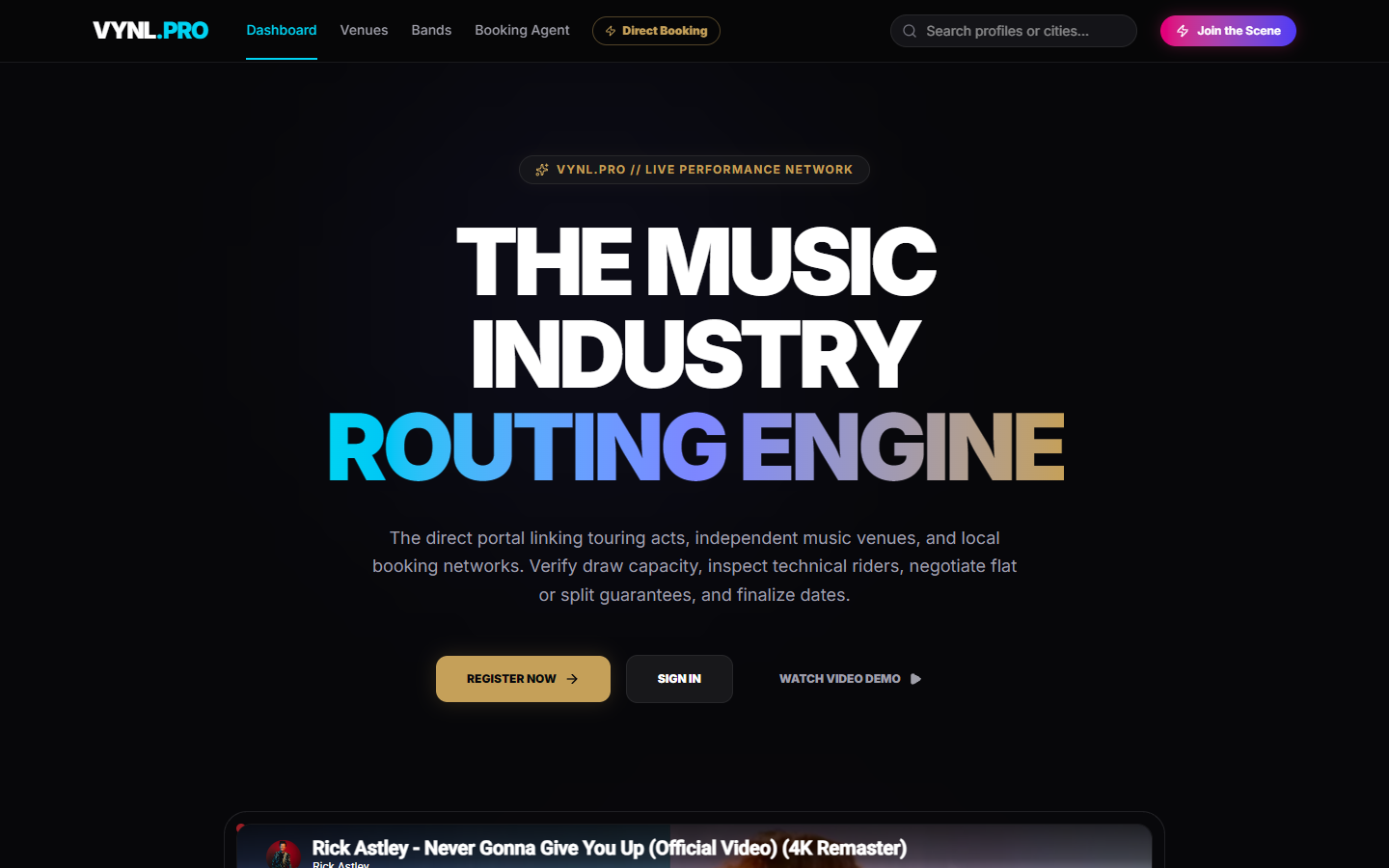 Vynl Pro Routing Engine